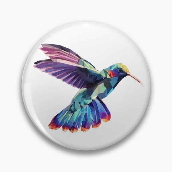 Item preview, Low poly humming bird designed and sold by exya.