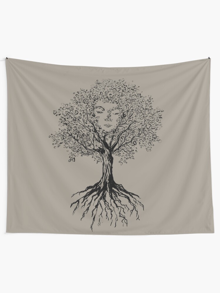 "Tree of Life" Tapestry by rawmawr Redbubble
