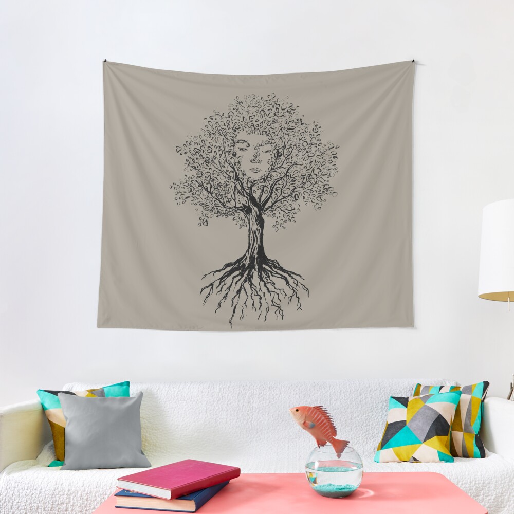 "Tree of Life" Tapestry by rawmawr Redbubble