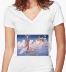 Dont let the bed bugs bite Women's Fitted V-Neck T-Shirt