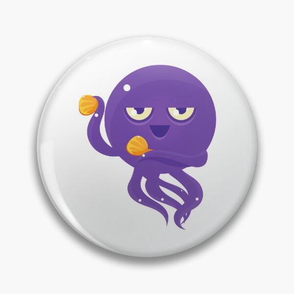 Item preview, Purple dancing octopus designed and sold by treasure-crafts.