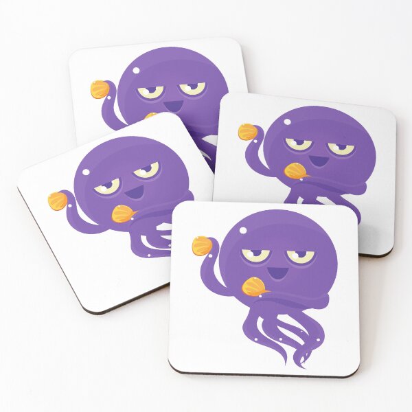 Item preview, Purple dancing octopus designed and sold by treasure-crafts.
