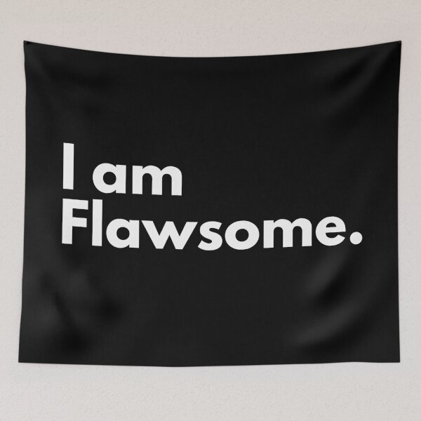 Item preview, I am Flawsome. designed and sold by Factify.