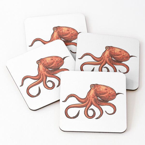 Item preview, Orange octopus designed and sold by treasure-crafts.