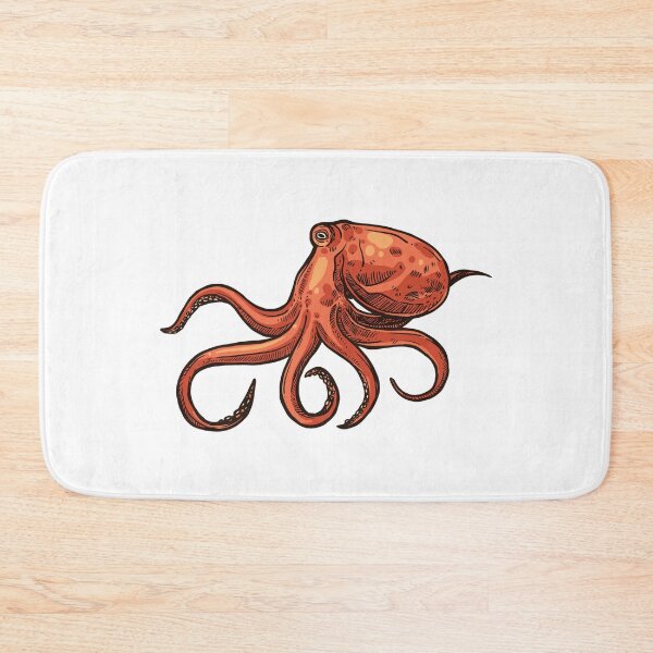 Item preview, Orange octopus designed and sold by treasure-crafts.