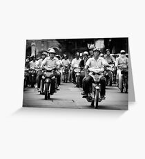 Traffic ... Ho Chi Minh City , Vietnam ... #03 Greeting Card