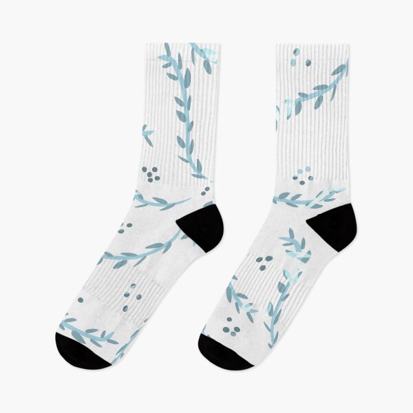 Item preview, Blue leaves pattern  designed and sold by Antiope33.
