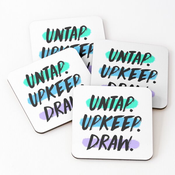 Item preview, Untap. Upkeep. Draw. designed and sold by amandartwork.