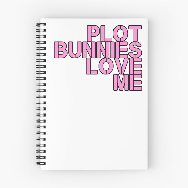 Item preview, Plot Bunnies Love Me - Pink designed and sold by Katie Holland.