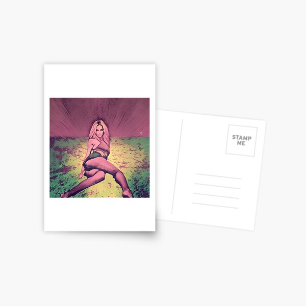 Pop Art Woman Postcard
