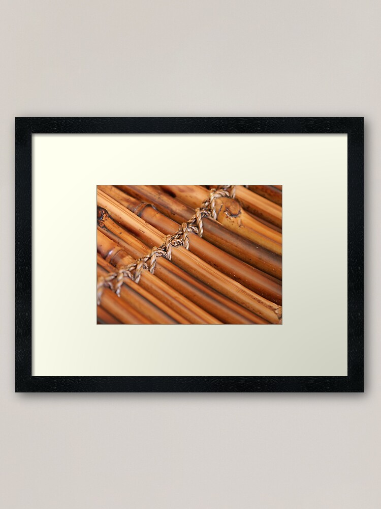 Alternate view of Bamboo Framed Art Print