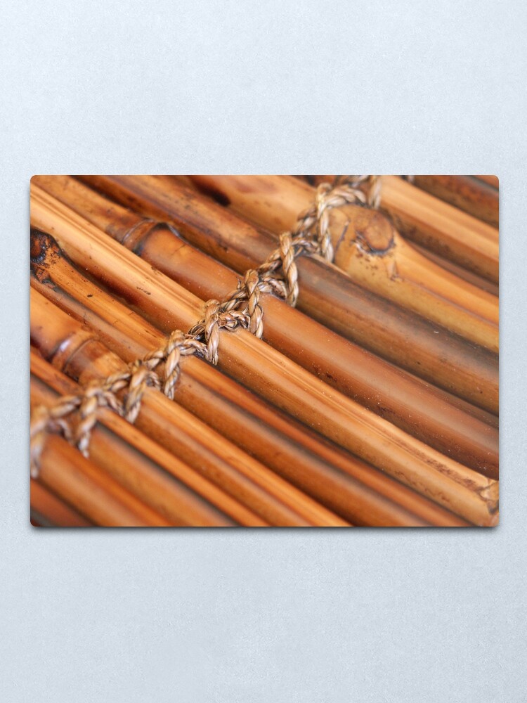 Alternate view of Bamboo Metal Print
