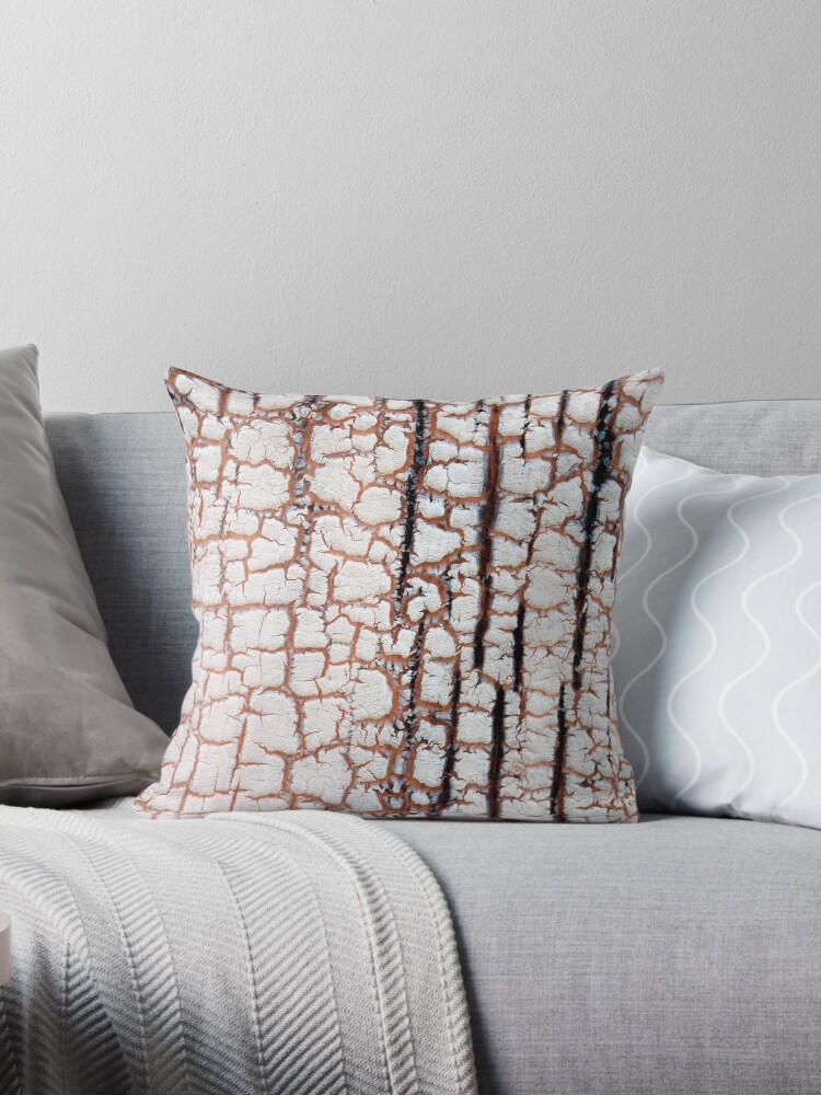 Thumbnail 1 of 3, Throw Pillow, Crackling designed and sold by Tiffany Dryburgh.