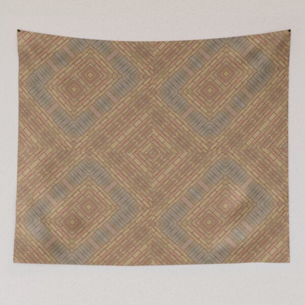 Item preview,  Brick Pattern Art House Abstract Wall Design 2- Artist Jenny Meehan  designed and sold by Jenny Meehan Art Prints and Patterns  .