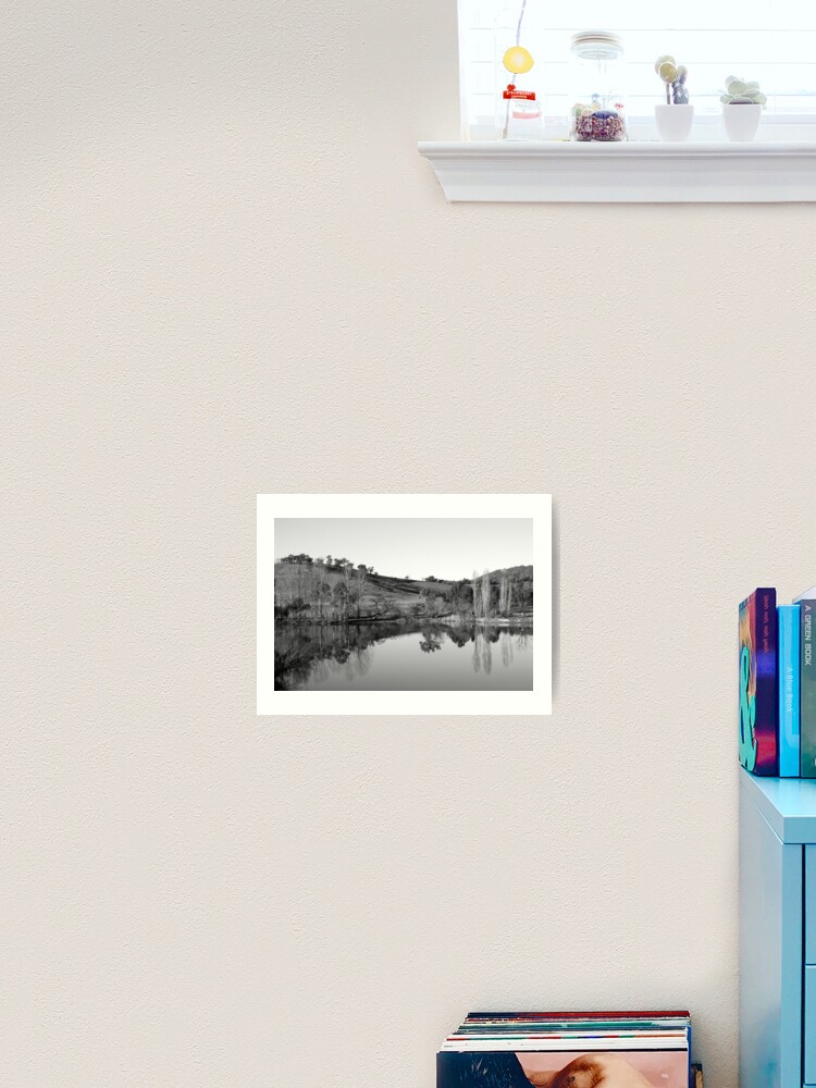 Thumbnail 1 of 3, Art Print, Reflecting Allan's Flat designed and sold by Tiffany Dryburgh.