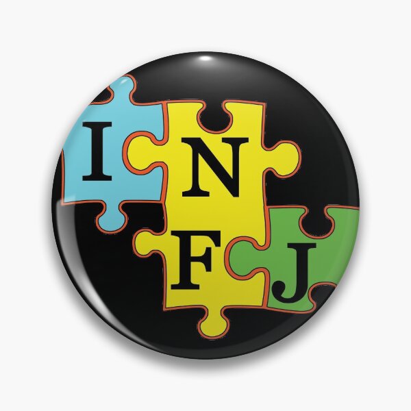 Item preview, INFJ Puzzle - Typography Design 7 designed and sold by art-by-shadab.