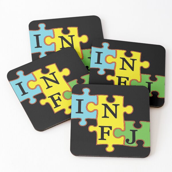 Item preview, INFJ Puzzle - Typography Design 7 designed and sold by art-by-shadab.