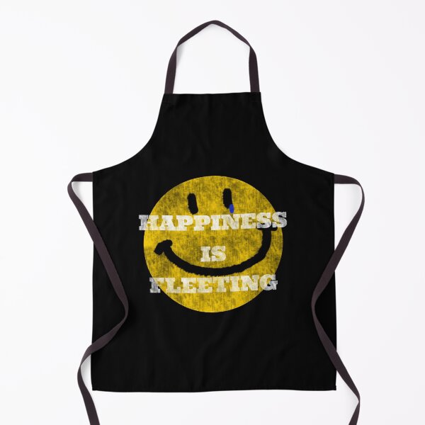 Item preview, Happiness is fleeting smiley face goth emo vibes designed and sold by Captain-Jackson.