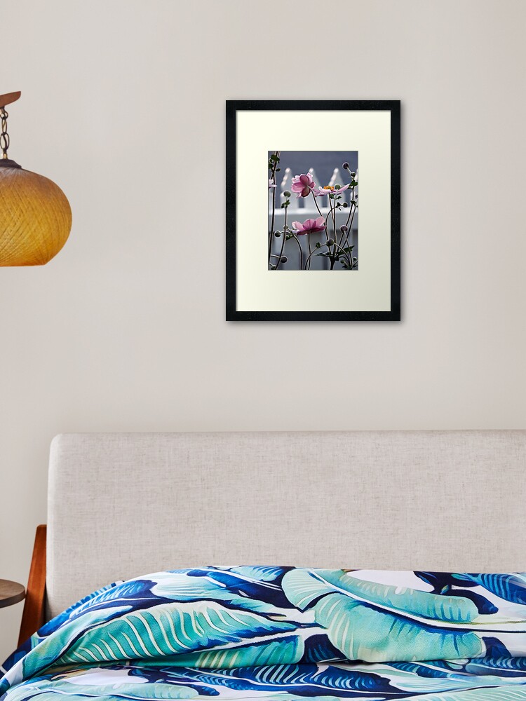 Thumbnail 1 of 7, Framed Art Print, Japanese Windflowers designed and sold by Tiffany Dryburgh.