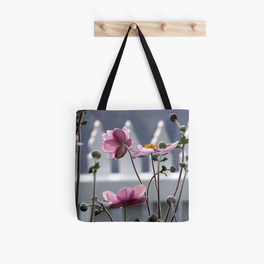 Japanese Windflowers Tote Bag