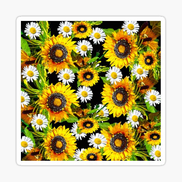 Daisy Flower Sticker — Sisters’ Sunflowers