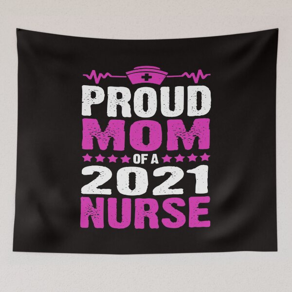 Item preview, Proud Mom of a 2021 nurse, nursing student gift  designed and sold by Majesticoo.