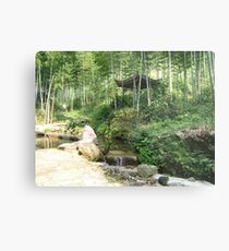 Chinese Tea House Metal Print