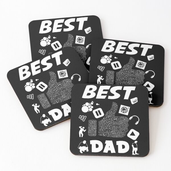 Item preview, Best dad ever music notes designed and sold by Fashimation20.