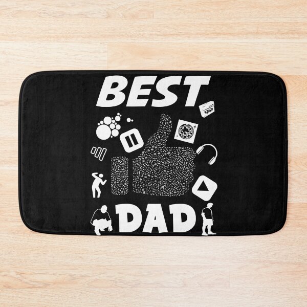 Item preview, Best dad ever music notes designed and sold by Fashimation20.