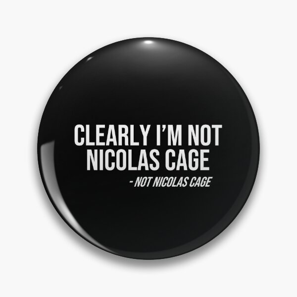 Item preview, I am Not Nicolas Cage designed and sold by BetterLeo.