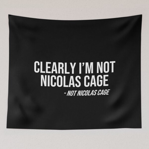 Item preview, I am Not Nicolas Cage designed and sold by BetterLeo.