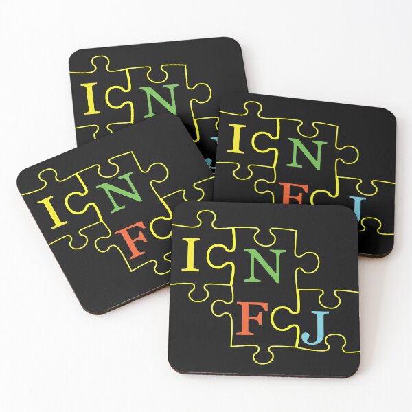 Item preview, INFJ Puzzle - Typography Design 8 designed and sold by art-by-shadab.