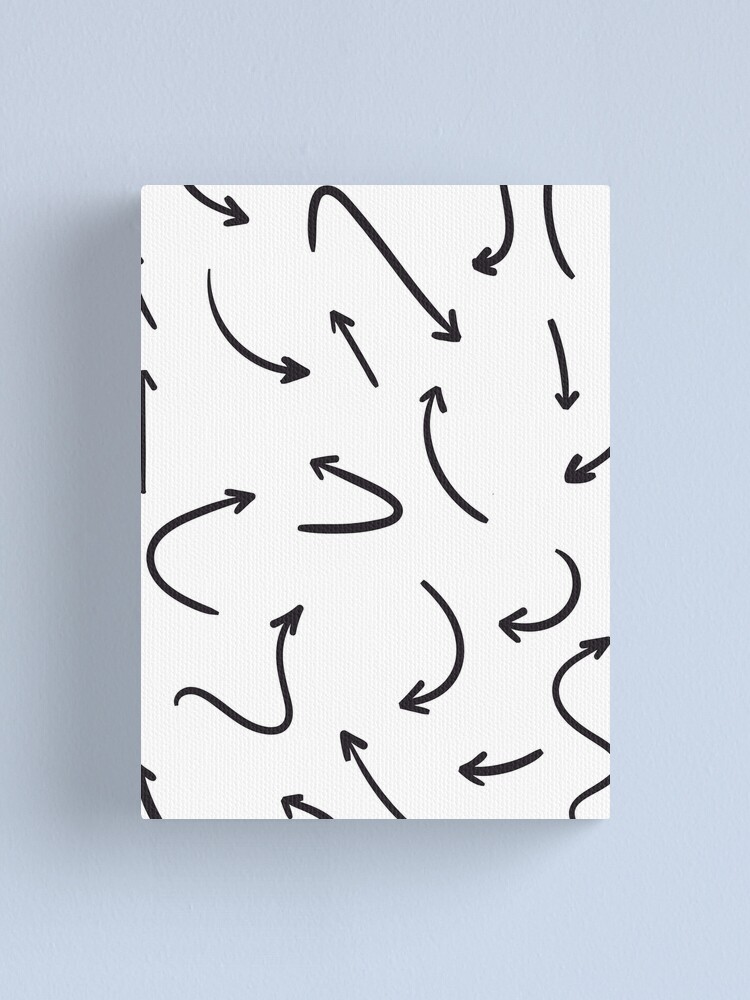 Thumbnail 1 of 3, Canvas Print, Arrows designed and sold by AnteZd.