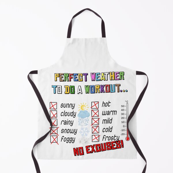 Item preview, No weather excuses working out illustration designed and sold by ARTemyzz.