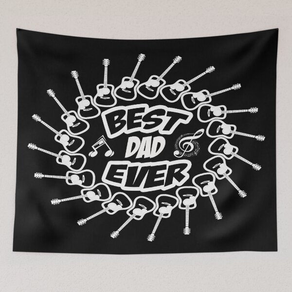 Item preview, Best dad ever music notes designed and sold by Fashimation20.