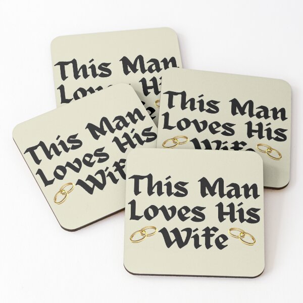 Item preview, Wordplay meme, This Man Loves his Wife #2 designed and sold by Hypnotees.