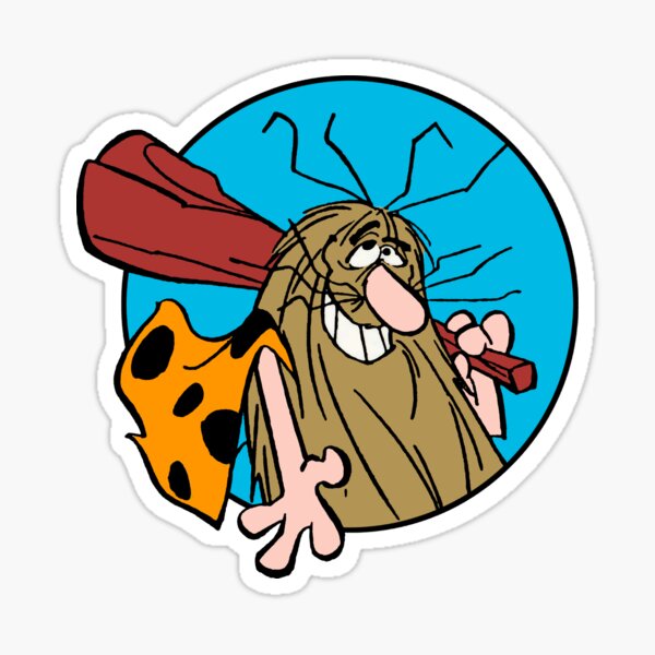 Caveman Cartoon Stickers for Sale | Redbubble
