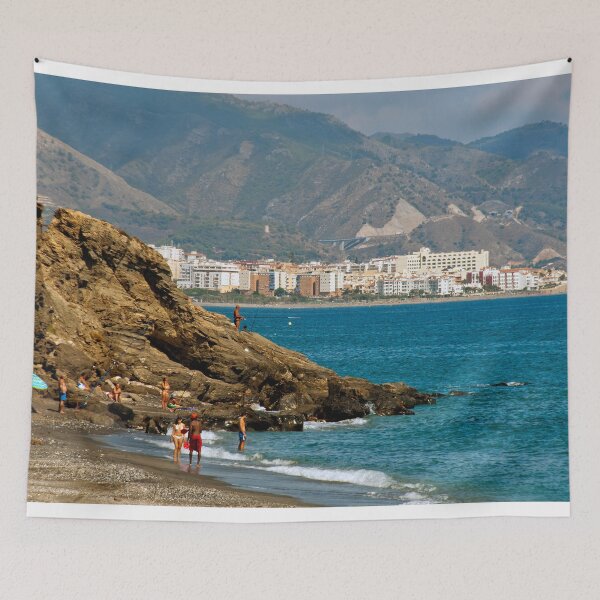 Item preview, Penoncillo Beach Torrox Costa Nerja Spain designed and sold by AndyEvansPhotos.