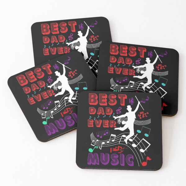 Item preview, Best dad ever music notes designed and sold by Fashimation20.