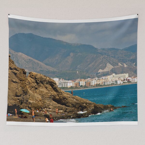Item preview, Penoncillo Beach Torrox Costa Nerja Spain designed and sold by AndyEvansPhotos.