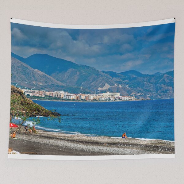 Item preview, Penoncillo Beach Torrox Costa Nerja Spain designed and sold by AndyEvansPhotos.