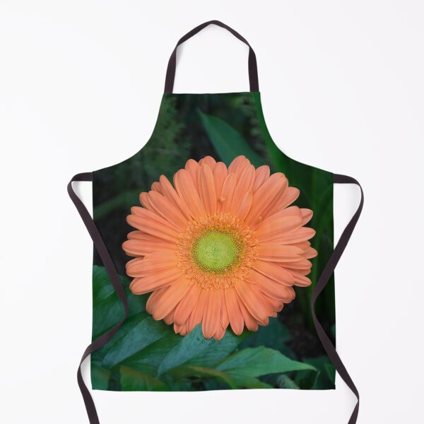 Item preview, Gerbera Daisy - One Bold Orange Bloom on Dark Greens designed and sold by Georgia Mizuleva.