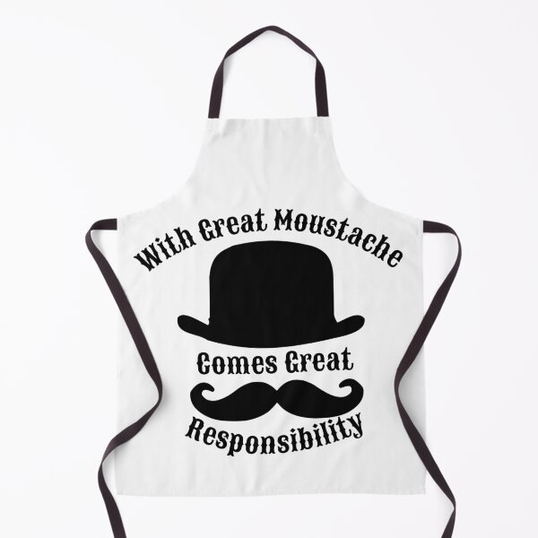 Item preview, With Great Moustache Comes Great Responsability designed and sold by LJ4EVER.