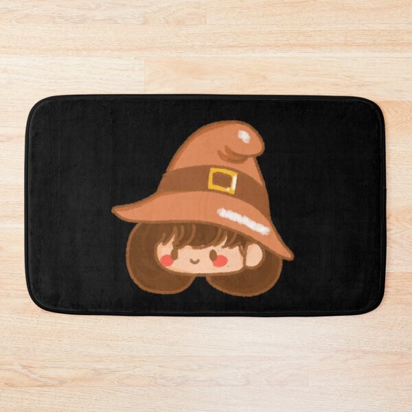 Item preview, Kawaii little witch chibi with a big hat doodle designed and sold by GLwithUs.