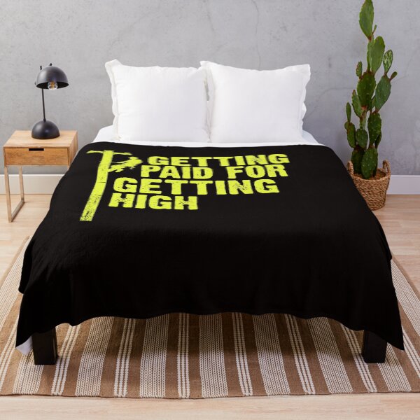 Item preview, Lineman technician funny quote Getting Paid For Getting High designed and sold by Majesticoo.