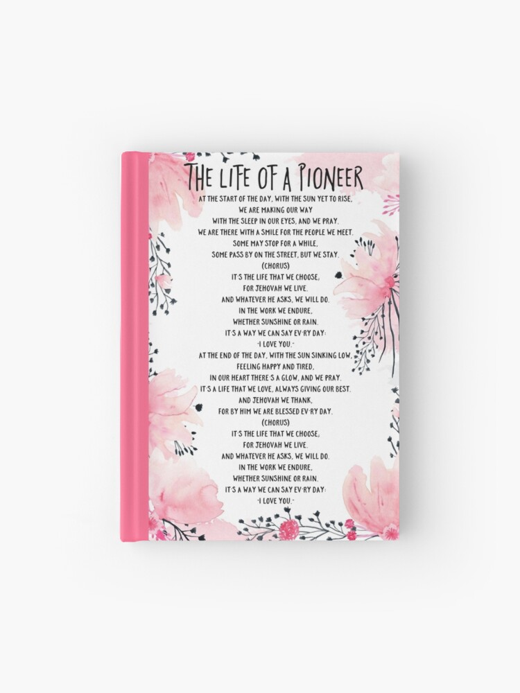 The Life of A Pioneer Song Lyrics (Snapshots) Hardcover Journal