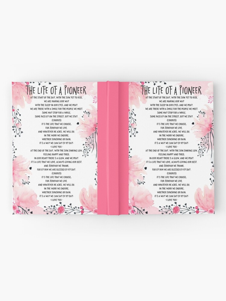 The Life of A Pioneer Song Lyrics (Snapshots) Hardcover Journal