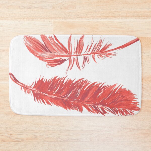 Item preview, Delicate Feathers - Red Palette designed and sold by Niina  Niskanen.