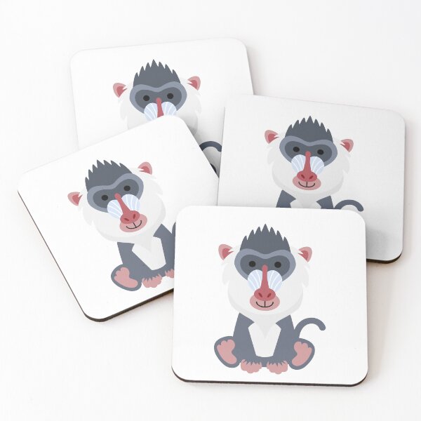 Item preview, Cute Cartoon Mandrill Gift designed and sold by PurefireGifts.