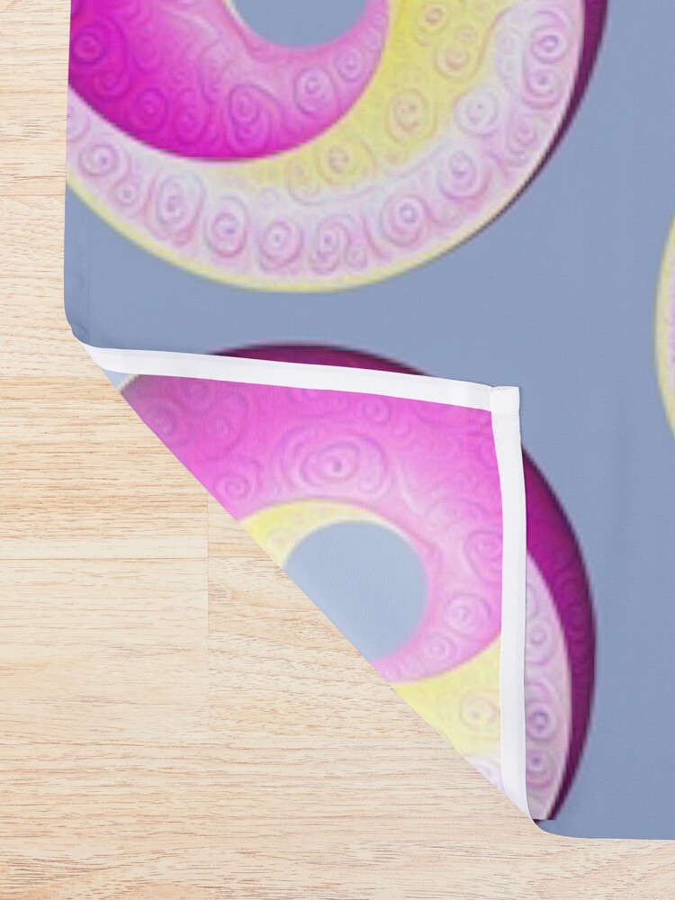Alternate view of #DeepDream Color Circles Visual Areas 5x5K v1448901772 Shower Curtain